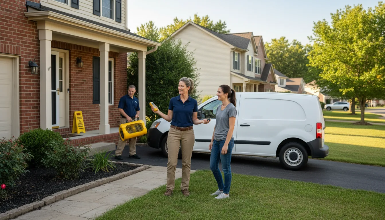 Residential water damage restoration in Kittredge, CO